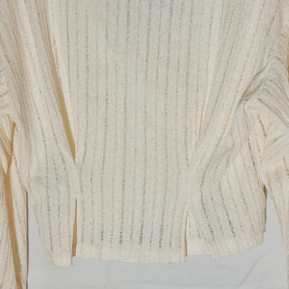 Sheer long-sleeve blouse - Picture 4 of 5